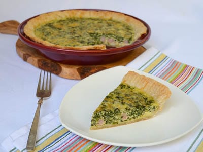 How Many Calories In A Slice Of Spinach Quiche