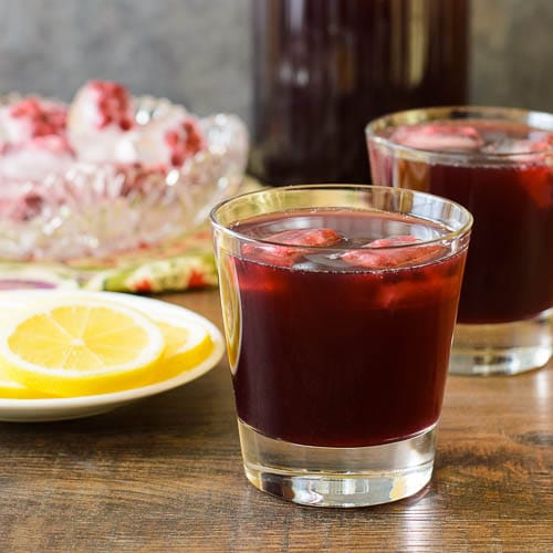 Sparkling Pomegranate Pinot Punch for #SundaySupper
