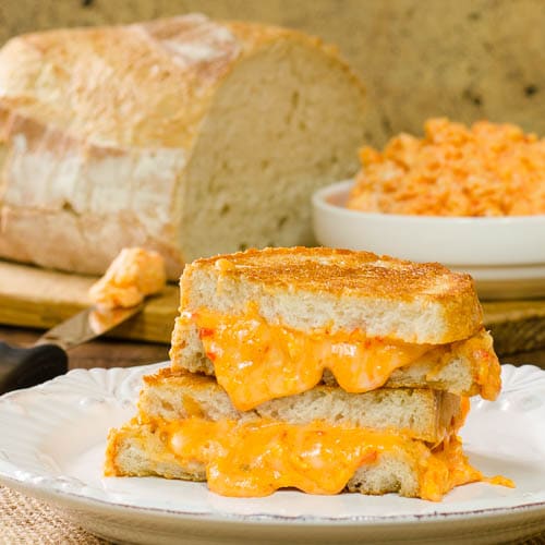 Grilled Pimento Cheese Sandwich for #SundaySupper