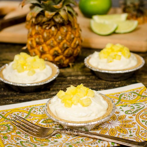Creamy Pineapple Tartlets