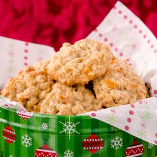 Amaretto Apricot Oatmeal Cookies for #Cookielicious