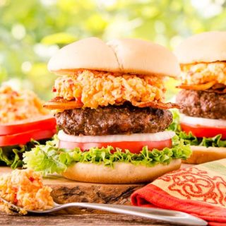 Pimento Cheese Burger for #SundaySupper