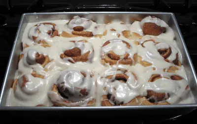 Cinnamon Rolls Iced