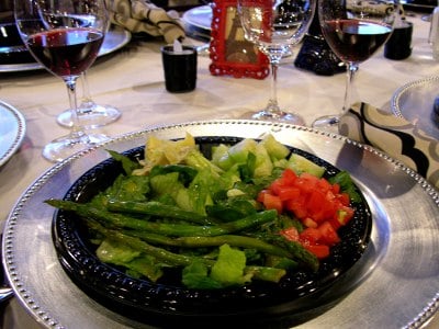 Salad at 15th Street French Wine Tasting