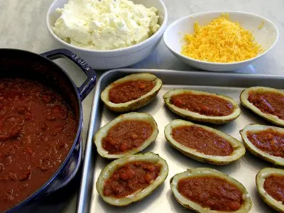 Chili Skins During Prep