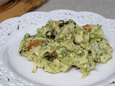 Turkey Salad with Pesto-Mayo