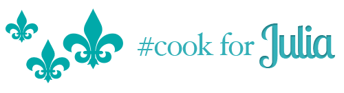 Cook For Julia Teal Logo #CookForJulia