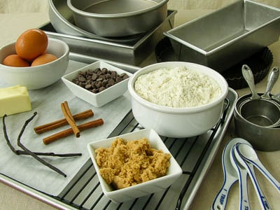 Baking equipment and ingredients