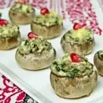 Stuffed Mushrooms with Spinach and Feta