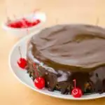 Chocolate Covered Cherry Cheesecake | Magnolia Days