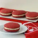 Red Velvet Sandwich Cookies | Magnolia Days
