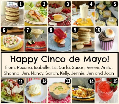 Holiday Food Party Cinco de Mayo Collage