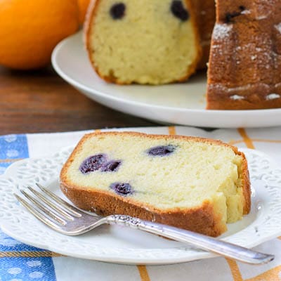 Orange Blueberry Yogurt Bundt Cake | Magnolia Days