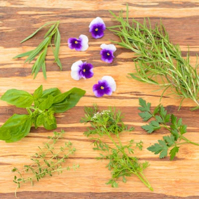 Fresh Herbs and Edible Flowers | Magnolia Days