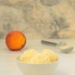 Peaches and Cream Frozen Yogurt | Magnolia Days