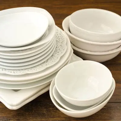 White Plates and Bowl | Magnolia Days