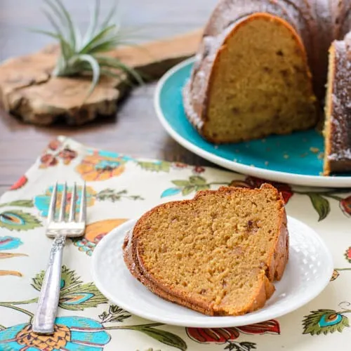 Dulce de Leche Bundt Cake Slice | Magnolia Days