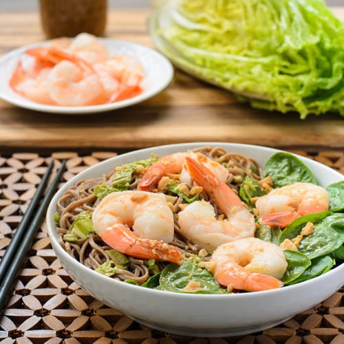 Shrimp Soba Noodle Salad | Magnolia Days