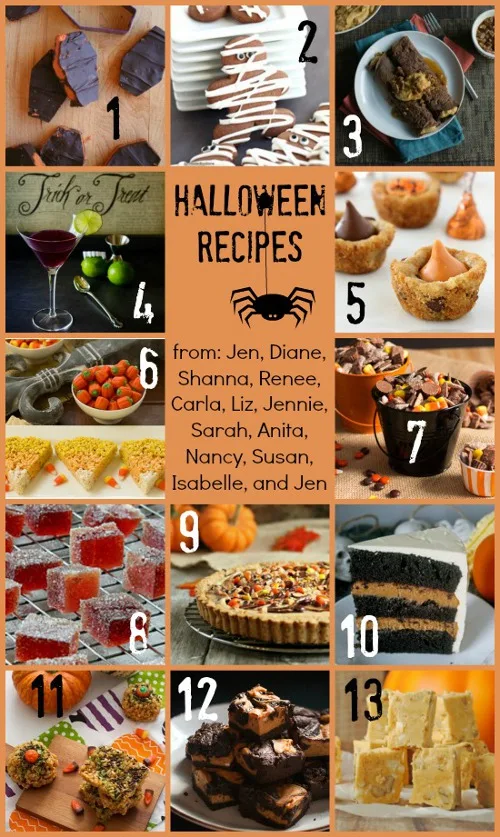 Halloween Food Blog Party Collage 2013