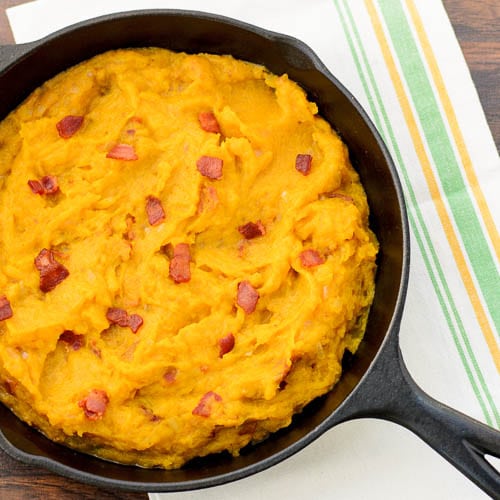 Skillet Buttercup Squash with Bacon | Magnolia Days