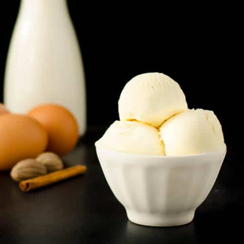 Eggnog Frozen Yogurt | Magnolia Days