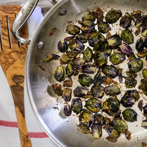 Brown Butter Lemon Roasted Brussels Sprouts | Magnolia Days