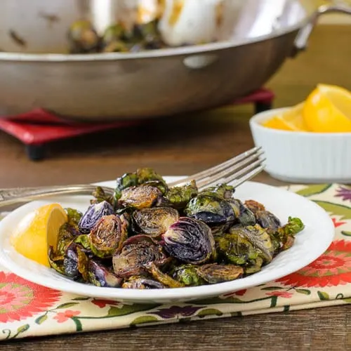 Brown Butter Lemon Roasted Brussels Sprouts | Magnolia Days