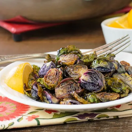 Brown Butter Lemon Roasted Brussels Sprouts | Magnolia Days