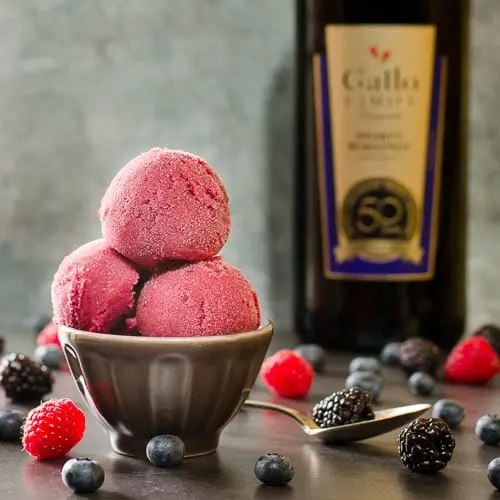 Berry Burgundy Sorbet | Magnolia Days