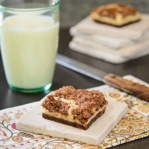 Chocolate Streusel Bars | Magnolia Days