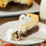 Brownie Chocolate Chip Cheesecake | Magnolia Days