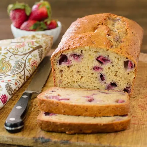 Strawberry Almond Quick Bread | Magnolia Days