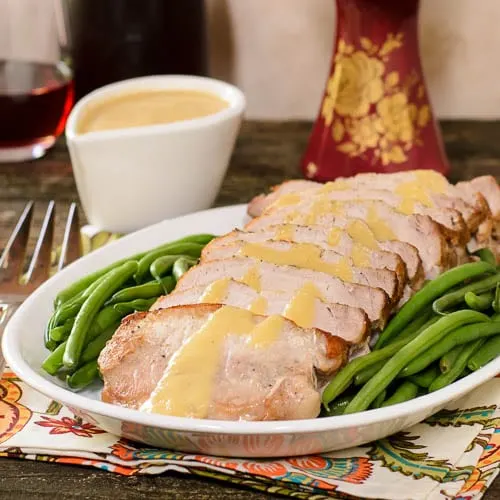 Pork Roast with Peach Moscato Sauce | Magnolia Days