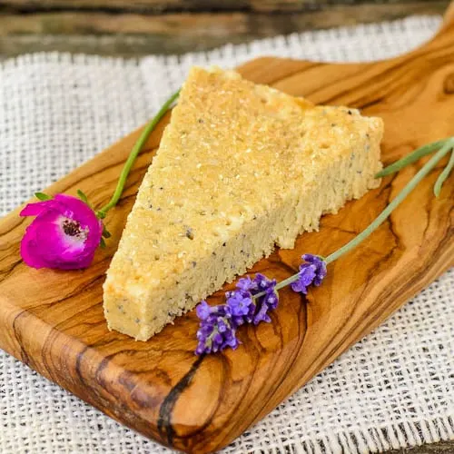 Lavender Poppy Seed Shortbread | Magnolia Days