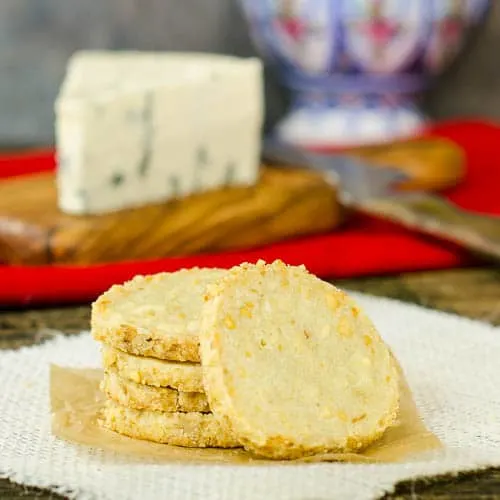 Spicy Blue Cheese Shortbread Cookies | Magnolia Days