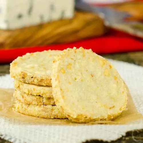 Spicy Blue Cheese Shortbread Cookies | Magnolia Days