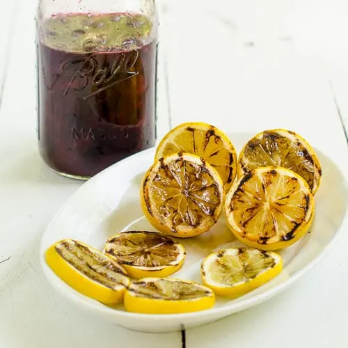 Grilled Lemons and Cherries In Syrup | Magnolia Days