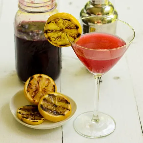 Grilled Lemon Cherry Drop Martini | Magnolia Days