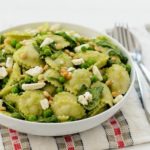 Pasta with Spinach and Green Pea Sauce | Magnolia Days