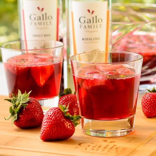 German Strawberry Wine Punch | Magnolia Days