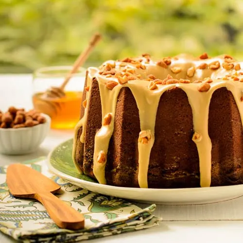 Honey Roasted Peanut Butter Pound Cake | Magnolia Days
