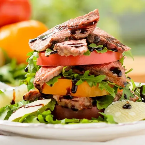 Steak and Heirloom Tomato Salad | Magnolia Days