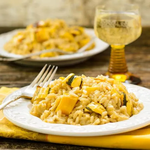 Delicata Squash Risotto | Magnolia Days