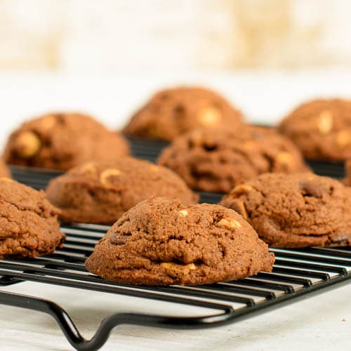 Quadruple Chocolate Shortbread Cookies | Magnolia Days