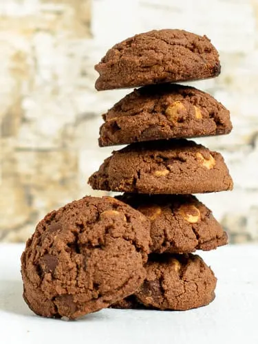 Quadruple Chocolate Shortbread Cookies | Magnolia Days