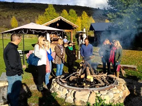 Bonfire at Linn Canyon Ranch | Magnolia Days
