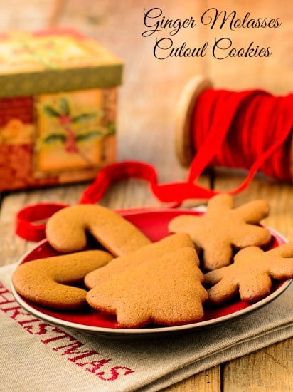 Ginger Molasses Cutout Cookies | Magnolia Days