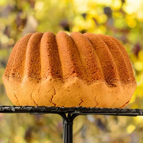 Chocolate Gingerbread House Pound Cake - Peaches 2 Peaches