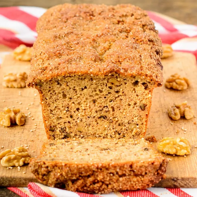 Maple Walnut Quinoa Quick Bread | Magnolia Days