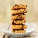 Caramel Chocolate Chip Cashew Butter Cookies | Magnolia Days